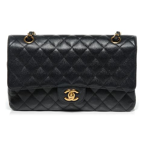 medium flap caviar chanel|CHANEL Caviar Quilted Medium Double Flap .